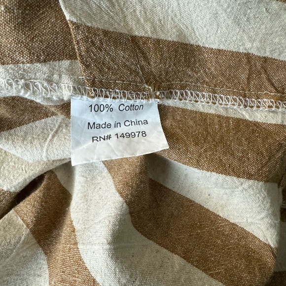 NWT 100% cotton Striped summer crop/tank top - Picture 8 of 8